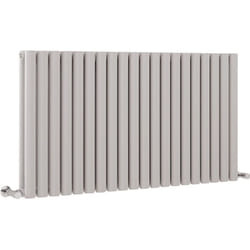 Hudson Reed - Vitality – Radiateur Design Horizontal – Gris clair - 63.5 x 118 cm