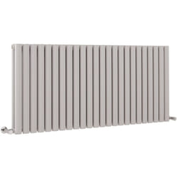Hudson Reed - Vitality – Radiateur Design Horizontal – Gris clair - 63.5 x 141.6 cm