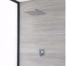 Le mitigeur de douche moderne à une fonction Kubix, à la finition chromée élégante, ajoutera un style contemporain à votre sa ...