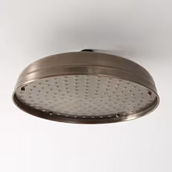 Le pommeau de douche rond fixe Elizabeth d'un diamètre de 30 cm est un excellent moyen d'apporter un style d'inspiration rétr ...