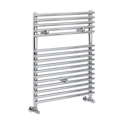 Arno - Sèche-Serviettes Design Moderne - Chromé - 73 cm x 45 cm - Hudson Reed