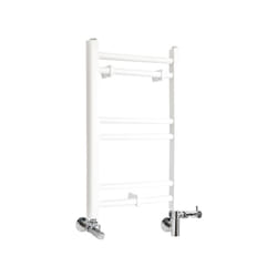 Ive - Sèche-Serviettes Design Mixte Moderne Plat - Blanc - 60 cm x 40 cm - Hudson Reed
