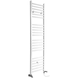 Hudson Reed Ive - Sèche-Serviettes Design Mixte Moderne Plat - Blanc - 160 cm x 40 cm