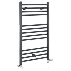 Artle - Sèche-Serviettes Design Mixte Moderne Plat - Anthracite - 100 cm x 50 cm - Hudson Reed