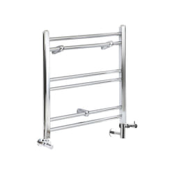Kent - Sèche-Serviettes Design Mixte Moderne Plat - Chromé - 60 cm x 40 cm - Hudson Reed