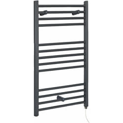Hudson Reed - Artle - Sèche-Serviettes Design Électrique Moderne Plat - Anthracite - 100 cm x 40 cm