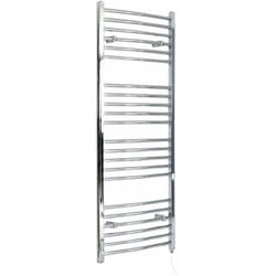 Hudson Reed - Kent - Sèche-Serviettes Design Électrique Moderne Incurvé - Chromé - 160 cm x 49.8 cm