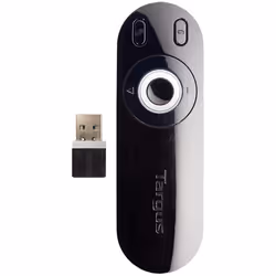 Targus Laser Presentation Remote, USB, 15 m, Noir, Gris