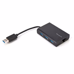 Targus ACH122EUZ hub & concentrateur USB 3.2 Gen 1 (3.1 Gen 1) Type-A Noir - Vue supplémentaire 4
