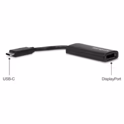 Targus ACA932EUZ câble vidéo et adaptateur 0,17 m USB Type-C DisplayPort Noir