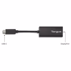 Targus ACA932EUZ câble vidéo et adaptateur 0,17 m USB Type-C DisplayPort Noir - Vue supplémentaire 5
