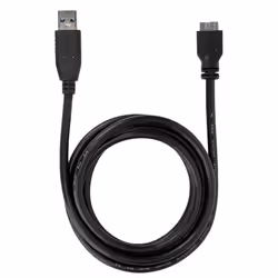 Targus ACC1005EUZ, 1,8 m, USB A, Micro-USB B, USB 3.2 Gen 1 (3.1 Gen 1), Noir
