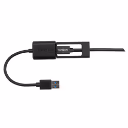 Targus ACC110401GLX câble USB 0,1 m USB A USB C Noir - Vue supplémentaire 4