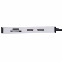 Targus DOCK423EU station d'accueil Avec fil USB 3.2 Gen 1 (3.1 Gen 1) Type-C Argent - Vue supplémentaire 5