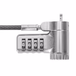 Targus ASP96RGL, 2 m, Verrouillage à combinaison, Acier galvanisé, Argent