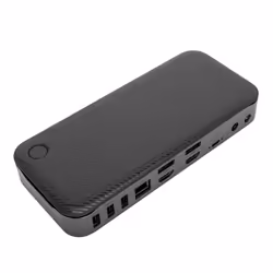 Targus DOCK710EUZ, USB 3.2 Gen 2 (3.1 Gen 2) Type-C, 100 W, Noir, 60 Hz, Kensington, 3,5mm, DisplayPort, HDMI, RJ-45, USB 3.2 ...
