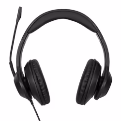 Targus AEH102GL, Avec fil, Appels/Musique, 200 g, Casque, Noir