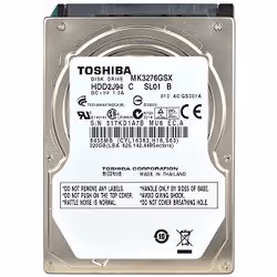 Toshiba 320GB 2.5" SATA 2.5" 320 Go