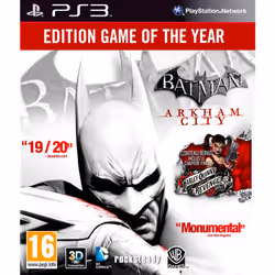 Warner Bros. Games Batman : Arkham City - Game of the Year Edition, PlayStation 3, T (Teen), Support physique