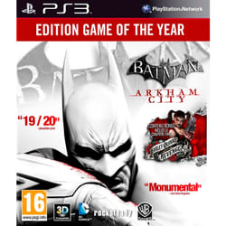 Warner Bros. Games Batman : Arkham City - Game of the Year Edition Allemand, Anglais, Espagnol, Français, Italien, Polonais, Portugais, Russe PlayStation 3