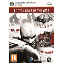 Warner Bros. Games Batman : Arkham City - Game of the Year Edition Allemand, Anglais, Espagnol, Français, Italien, Polonais, Portugais, Russe PC