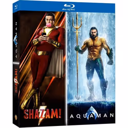 Coffret Blu-Ray Nouveaux Héros : Aquaman / Shazam !