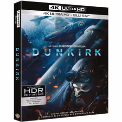 Warner Home Video Dunkirk, Blu-ray, PG-13, Tchèque, Anglais, Français, Grec, Hongrois, Italien, Polonais, Russe, Thaïlande, T ...