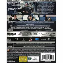 Warner Home Video Dunkirk Blu-ray Tchèque, Anglais, Français, Grec, Hongrois, Italien, Polonais, Russe, Thaïlande, Turc
