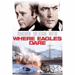Warner Home Video Where Eagles Dare, Blu-ray, Anglais, Guerre, 2D, 04/12/1968, États-Unis d'Amérique