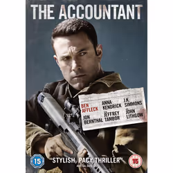Warner Bros The Accountant, Film, DVD, Coloré, Adultes et enfants, The Accountant, Thriller