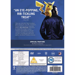 Warner Bros Pokémon Detective Pikachu DVD CAT, Anglais, Espagnol