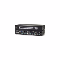 Belkin OmniView PRO3 USB & PS/2 KVM Switch, Noir