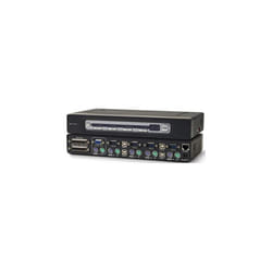 Belkin OmniView PRO3 USB & PS/2 KVM Switch commutateur écran, clavier et souris Noir