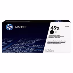 HP 49X toner LaserJet noir grande capacité authentique, 6000 pages, Noir, 1 pièce(s)