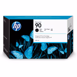 HP DesignJet 90 cartouche d'encre noire, 400 ml, Encre à pigments, 400 ml, 1 pièce(s)