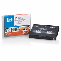 HPE C5708A, Bande de données vierge, DAT, Noir, 5,84 mm (0.23"), 4 mm, 125 m