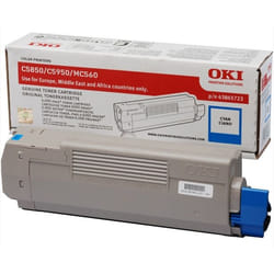 OKI 43865723 Cartouche de toner 1 pièce(s) Original Cyan