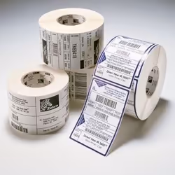 Zebra Z-Ultimate 3000T White, Blanc, Polyester, Transfert thermique, 7,6 cm, 2740 pièce(s), 2740 pièce(s)