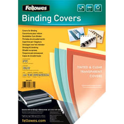 Fellowes 5377101 matériel de reliure A4 Plastique, PVC Bleu, Transparent 100 pièce(s)