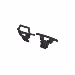 ARRMA ARAC3440, Ensemble de supports de pare-chocs (avant/arrière), Noir