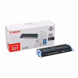 Canon 707 Black Toner Cartridge, 2500 pages, Noir, 1 pièce(s)