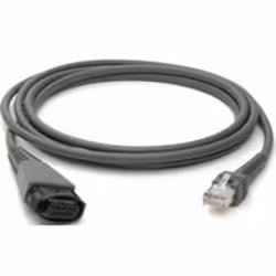 Datalogic Wand Emulation, 9P, Male, Straight, CAB-323, Mâle/Mâle, 2 m