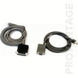 Datalogic CAB-408 RS-232 Pwr Coil 9-Pin Fem câble Série DB-9