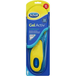 Scholl Gel Activ Everyday - Semelles Intérieures Gel pour Homme