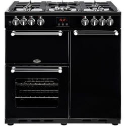 Belling PKENS90DFBLK four et cuisinière Gaz Noir A