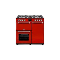 Belling PKENS90DFRED Cuisinière Gaz Rouge A
