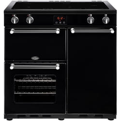 Belling PKENS90EIBLK Cuisinière Plaque avec zone à induction Noir A