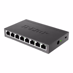 D-Link DGS-108 commutateur réseau Non-géré L2 Gigabit Ethernet (10/100/1000) Noir