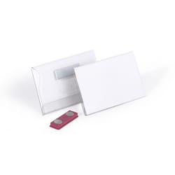 Durable 811719 badge et porte-badges Badge nominatifs PVC 25 pièce(s)