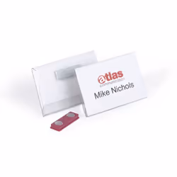 Durable 811719 badge et porte-badges Badge nominatifs PVC 25 pièce(s)